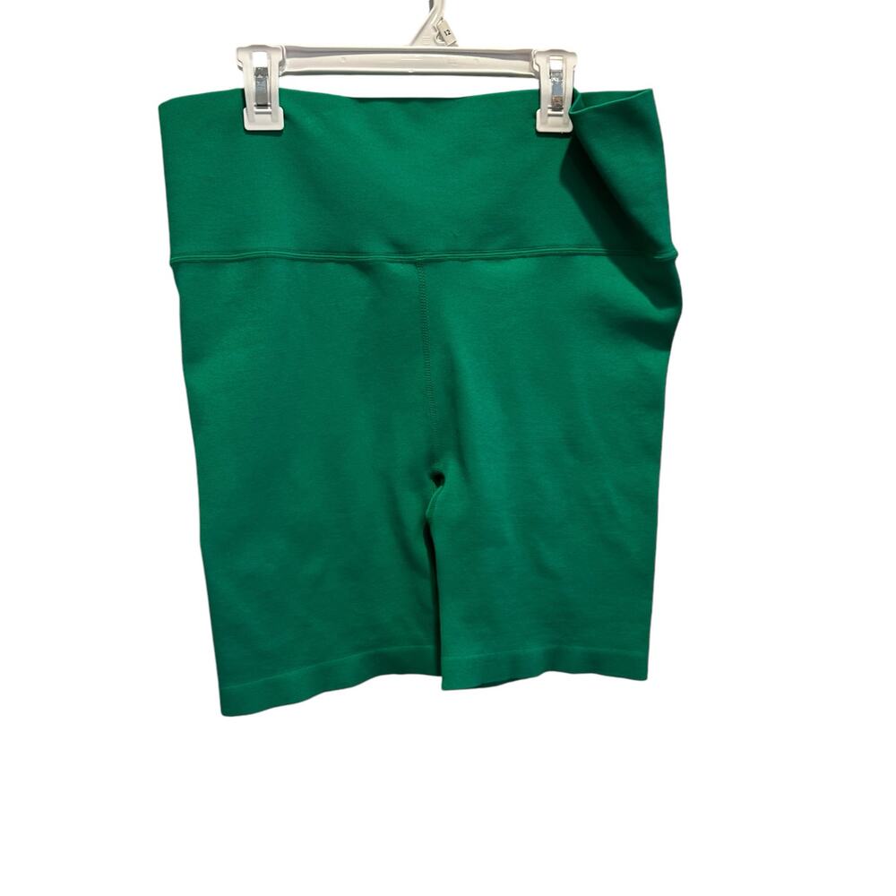 Love & Sports Ribbed Green Bike Shorts Rib Active Athleisure Yoga XXL Size 20